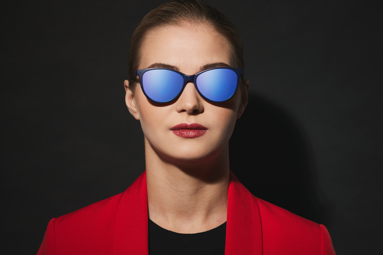 okulary o kocim kształcie