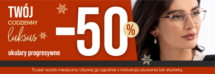 -50% na okulary progresywne