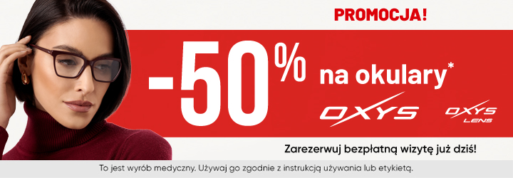 -50% na okulary Oxys