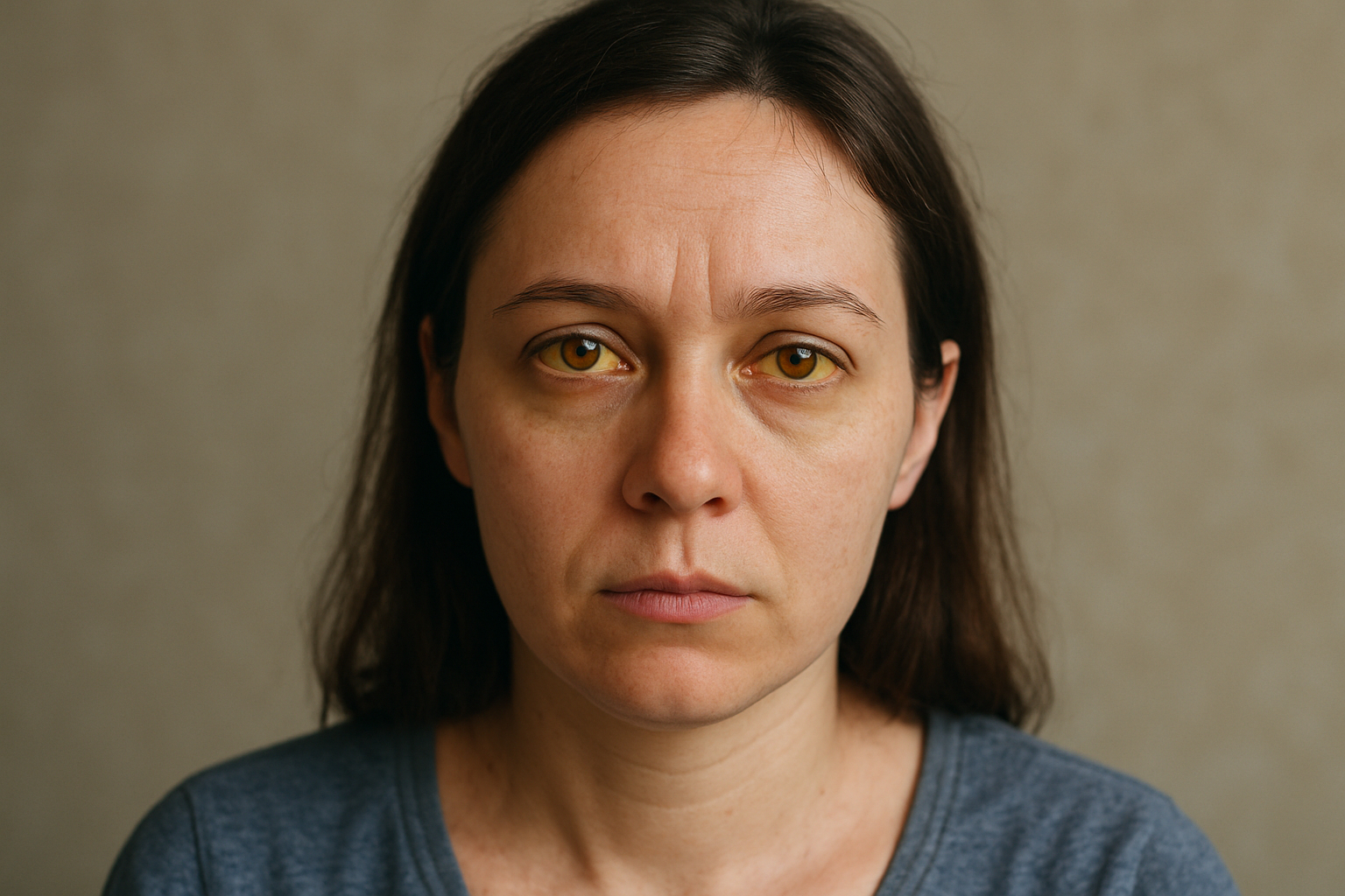 zażółcenie białek oczu